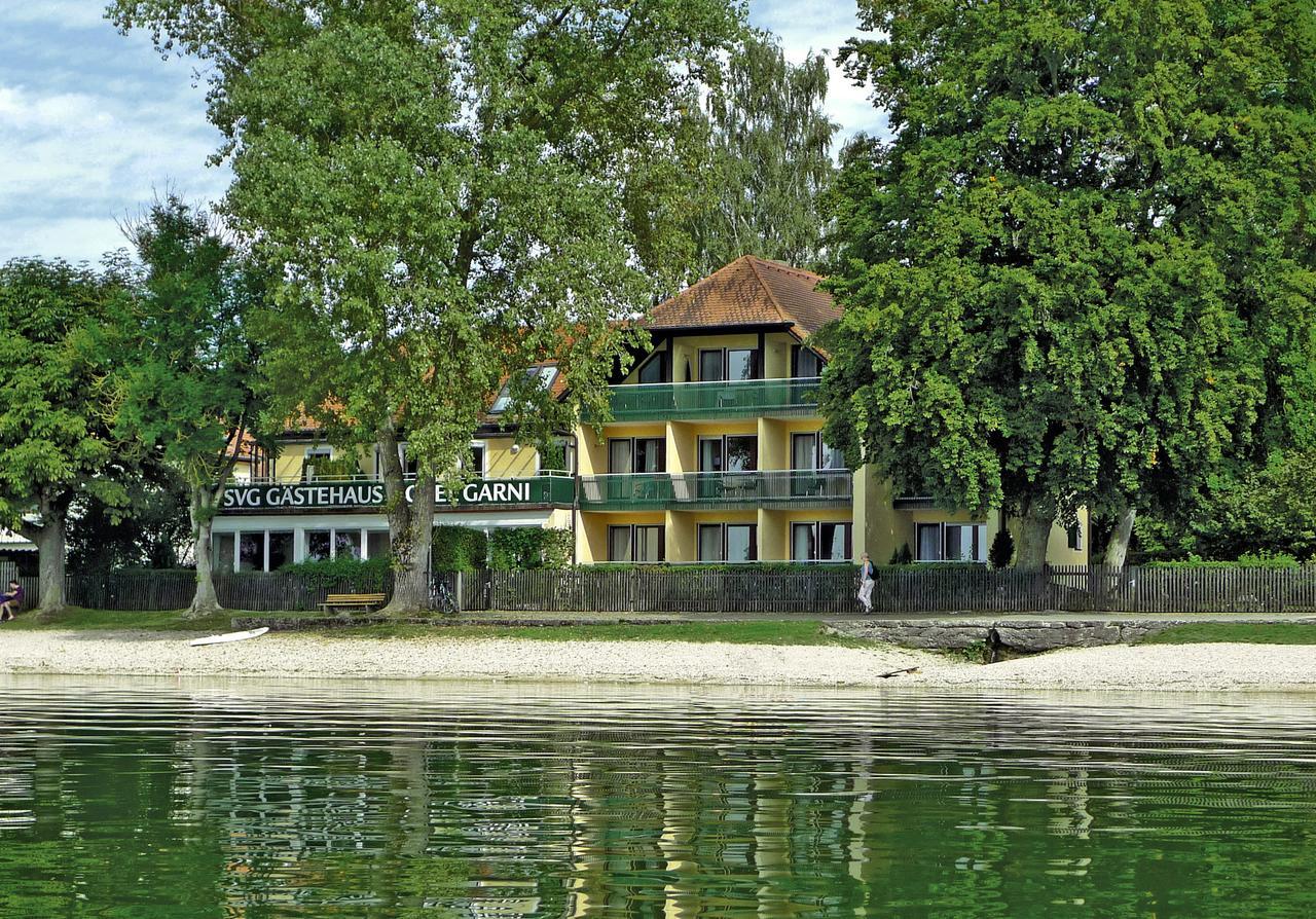 Seespitz Gaestehaus ヘルシング・アム・アンマーゼー エクステリア 写真